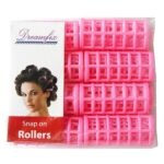 Dreamfix DF Snap On Rollen D X Groß PINK 8 stück Pack