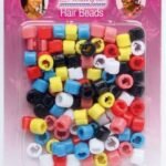 Dreamfix Haarperlen Snap On Clips-Haarperlen, Assortiert, 100er Pack